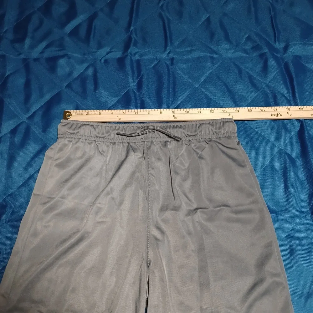 The Children's Place Sport Boys XL 14 Athletic Shorts Gray Black Ice New